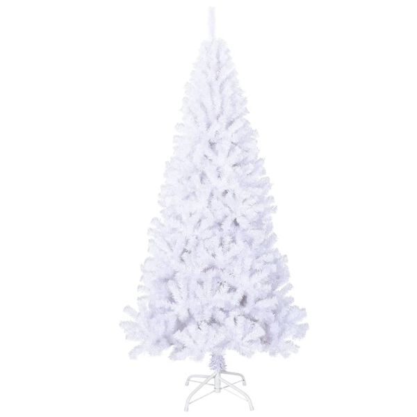 vidaXL Arbre de Noël artificiel avec branches épaisses blanc 240cm PVC