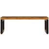 vidaXL Table basse 100x50x35 cm Bois de r&eacute;cup&eacute;ration solide et acier