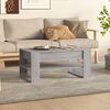 vidaXL Table basse sonoma gris 102x55x45 cm bois d'ingénierie