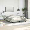 vidaXL Cadre de lit sans matelas gris clair velours