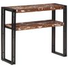 vidaXL Table console 90x30x75 cm Bois de r&eacute;cup&eacute;ration massif