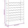 vidaXL Casier &agrave; bouteilles pour 48 bouteilles Dor&eacute; M&eacute;tal
