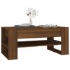 vidaXL Table basse Ch&ecirc;ne marron 102x55x45 cm Bois d'ing&eacute;nierie