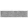 vidaXL Panneaux de biblioth&egrave;que 8 pcs Gris b&eacute;ton 40x10x1,5cm Agglom&eacute;r&eacute;
