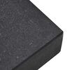 vidaXL Socle de parasol Noir 45x25x8 cm Granite