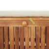 vidaXL Banc de rangement de jardin avec coussin 91 cm Bois d'acacia