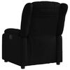 vidaXL Fauteuil inclinable de massage &eacute;lectrique noir similicuir