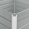 vidaXL Jardini&egrave;re 100x100x77 cm Acier galvanis&eacute; Gris