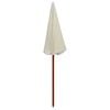 vidaXL Parasol de jardin avec mât en acier 180 cm Sable
