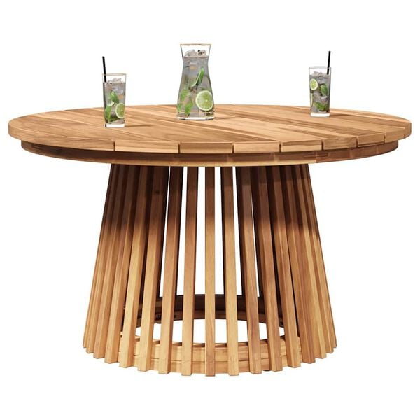 vidaXL Table d'appoint Marron 70 x 70 x 40 cm Bois de teck massif