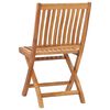 vidaXL Chaises pliables de jardin lot de 4 Bois de teck solide