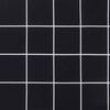 vidaXL Coussins de banc de jardin lot de 2 carreaux noir 120x50x7 cm