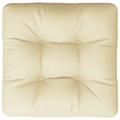 vidaXL Coussin de palette sable 58x58x10 cm tissu