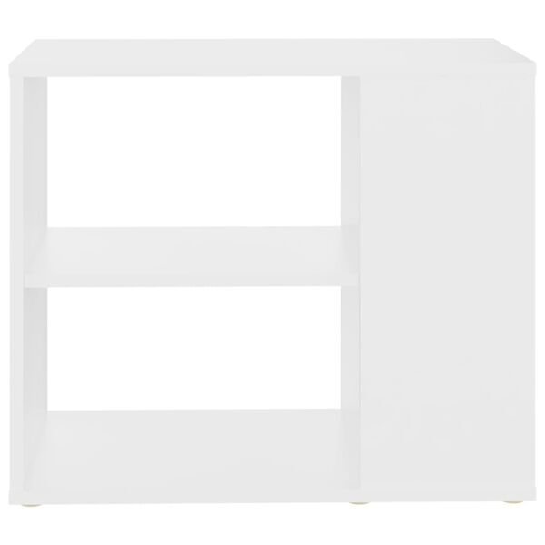 vidaXL Armoire lat&eacute;rale Blanc 60x30x50 cm Agglom&eacute;r&eacute;