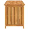vidaXL Bo&icirc;te de rangement de jardin 120x50x58 cm bois de teck solide