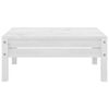 vidaXL Salon de jardin 4 pcs Bois de pin massif Blanc