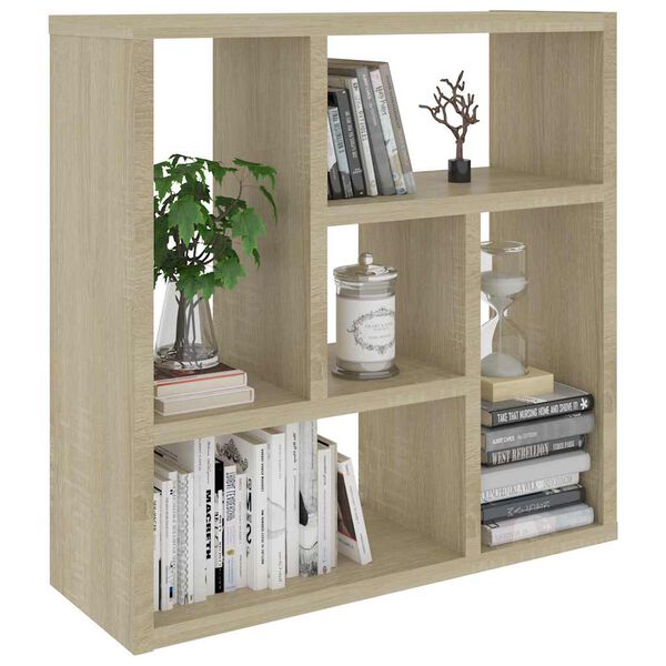 vidaXL &Eacute;tag&egrave;re murale Ch&ecirc;ne sonoma 45,1x16x45,1 cm Bois d&rsquo;ing&eacute;nierie