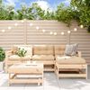 vidaXL Salon de jardin 5 pcs bois massif de pin