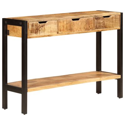 vidaXL Buffet avec 3 tiroirs 110x35x75 cm Bois de manguier massif