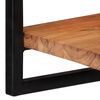vidaXL &Eacute;tag&egrave;res murales 2 pcs 25x25x35 cm Bois d'acacia et acier