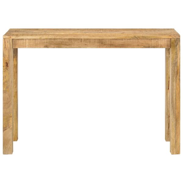 vidaXL Table console 110x35x76 cm Bois de manguier brut