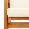 vidaXL Salon de jardin avec coussins 5 pcs Bois d'acacia solide