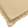 vidaXL Coussins de banc de jardin lot de 2 beige m&eacute;lang&eacute; tissu