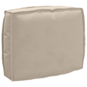 vidaXL Coussin Taupe 50 x 40 x 12 cm Tissu Oxford