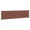 vidaXL Auvent lat&eacute;ral r&eacute;tractable de patio 600x160 cm marron