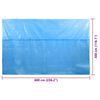 vidaXL Couverture de piscine Bleu 600 x 300 cm PE