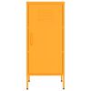vidaXL Armoire de rangement Jaune moutarde 42,5x35x101,5 cm Acier