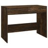 vidaXL Bureau Ch&ecirc;ne fum&eacute; 101x50x76,5 cm Agglom&eacute;r&eacute;