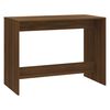 vidaXL Ensemble &agrave; manger 3 pcs Ch&ecirc;ne marron Bois d'ing&eacute;nierie