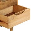 vidaXL Table de chevet Bois de manguier massif 40 x 30 x 59,5 cm