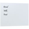 vidaXL Tableau noir magn&eacute;tique mural Blanc 80x60 cm Verre tremp&eacute;