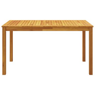 vidaXL Ensemble à manger de jardin 5 pcs Bois d'acacia solide