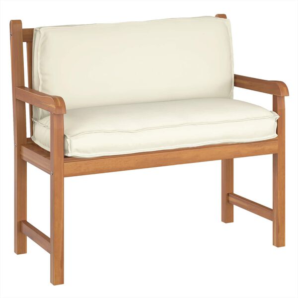 vidaXL Coussin Cr&egrave;me 120 x 40 x 12 cm Tissu Oxford