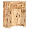 vidaXL Buffet 59x35x75 cm Bois de manguier brut