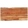 vidaXL Table de salle &agrave; manger 140x70x76 cm Bois d'acacia solide