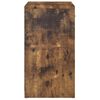 vidaXL Banc &agrave; chaussures Ch&ecirc;ne fum&eacute; 94,5x31x57 cm Bois d'ing&eacute;nierie