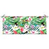 vidaXL Coussin de banc de jardin carreaux multicolore 120x50x7cm tissu