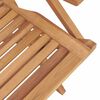 vidaXL Ensemble &agrave; manger de jardin 5 pcs Bois de teck massif