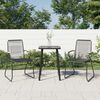 vidaXL Chaises de jardin lot de 2 noir 58x59x85,5 cm Rotin PVC
