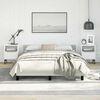 vidaXL Cadre de lit sans matelas gris clair velours