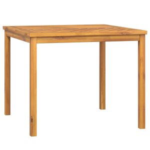 vidaXL Table &agrave; manger de jardin 90x90x74 cm bois d'acacia solide