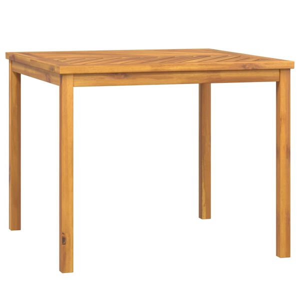 vidaXL Table &agrave; manger de jardin 90x90x74 cm bois d'acacia solide
