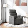 vidaXL Fauteuil inclinable gris fonc&eacute; tissu
