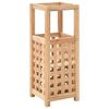 vidaXL Porte-parapluie 18 x 18 x 50 cm Bois de noyer massif