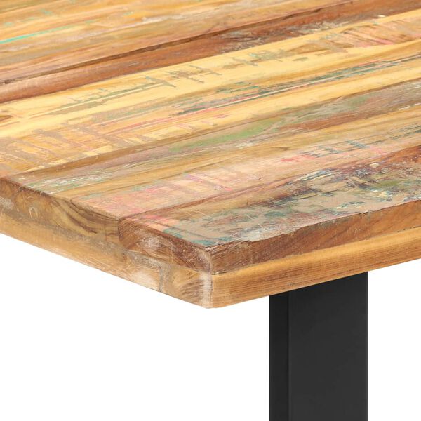 vidaXL Table de salle &agrave; manger 160x80x75cm Bois de r&eacute;cup&eacute;ration massif