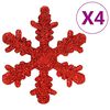 vidaXL Ensemble de boules de No&euml;l 112 pcs rouge vert dor&eacute; polystyr&egrave;ne